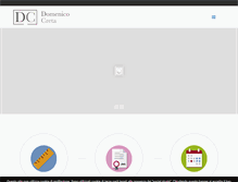 Tablet Screenshot of domenicocreta.it